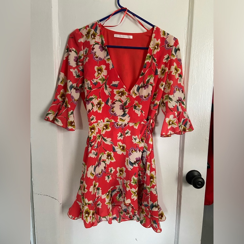 Zara Wrap Floral Dress w Shorts